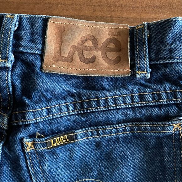 Vintage Lee Dark Wash Jeans Boys' 27x28 - Picture 8 of 10